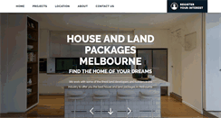 Desktop Screenshot of houseandlandpackagesmelbourne.com.au